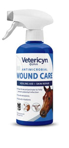 Vetericyn Plus Horse Wound Care Spray | Equine Healing Aid and Skin Repair, Clean Wounds, Relieve Itchy Skin, and Prevent Infection. 16 ounces - Best Services Horseback riding lessons and horse supplies near San Diego, CA