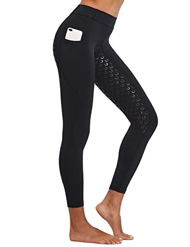 FitsT4 Women's Full Seat Riding Tights Active Silicon Grip Horse Riding Tights Equestrian Breeches - Best Services Horseback riding lessons and horse supplies near San Diego, CA