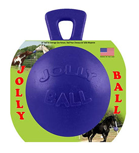 Horsemen's Pride 10" Jolly Ball Horse Toy, Blue, XLARGE - Best Services Horseback riding lessons and horse supplies near San Diego, CA