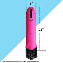 Harrison Howard Horse Tail Bag with Fringe-Fuchsia Pink - Best Services Horseback riding lessons and horse supplies near San Diego, CA
