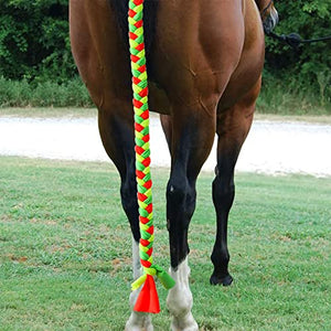Horse Ponytail, 3 Tube Horse Tail Bag Solids for Horses (Colorful) - Best Services Horseback riding lessons and horse supplies near San Diego, CA
