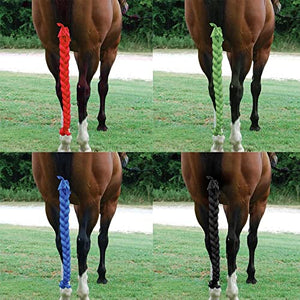Horse Ponytail, 3 Tube Horse Tail Bag Solids for Horses (Red) - Best Services Horseback riding lessons and horse supplies near San Diego, CA