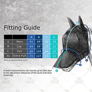 Harrison Howard LumiVista Horse Fly Mask Standard with Ears UV Protection for Horse Leopard Print XL Extra Full - Best Services Horseback riding lessons and horse supplies near San Diego, CA