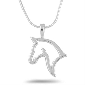 Fashion Cute Animal Horse Pendant Necklace For Women Dainty Silver Color Chain Clothing Costume Jewelry Accessories Wholesale - Best Services Horseback riding lessons and horse supplies near San Diego, CA