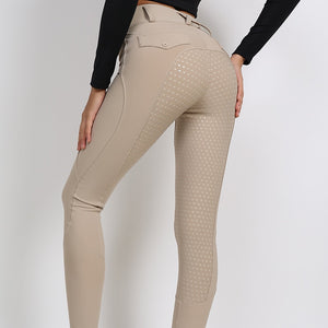 Black Full Seat Silicone Equestrian Breeches Anti-pilling Navy Horse Riding Tights Women Reithose Riding Pant Equestrian Clothes - Best Services Horseback riding lessons and horse supplies near San Diego, CA